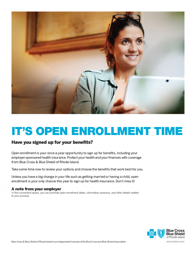 Open Enrollment Flyer Template