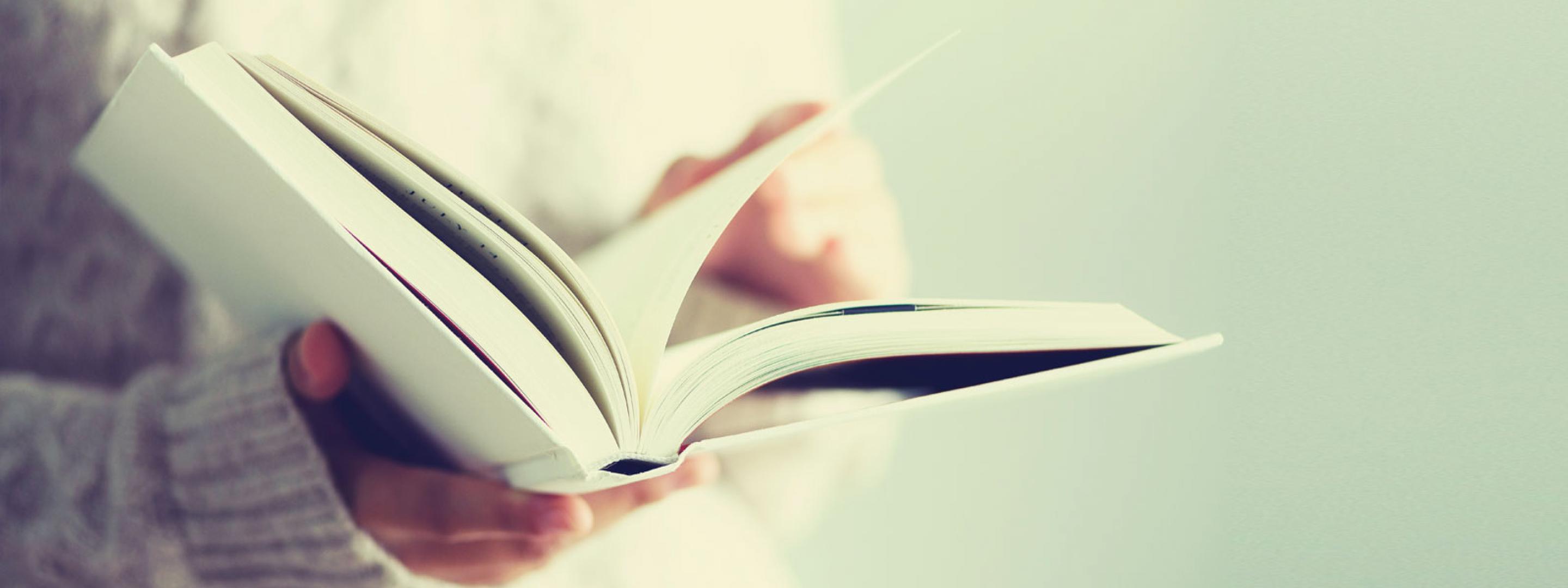 Woman reading a book